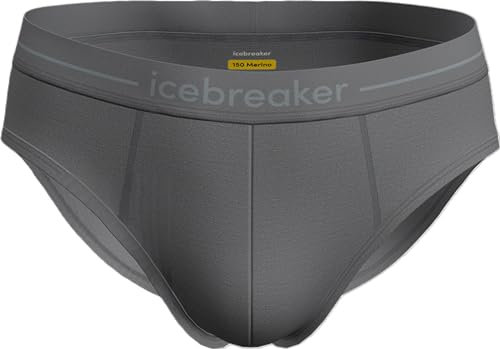 Icebreaker Herren Men Merino 150 Anatomica Briefs Unterwäsche, Jet Heather, X-Large