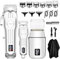 Kuxssul Tondeuse Cheveux Hommes,Tondeuse Barbe Professionnel,Tondeuse à Cheveux Kit，Foil Rasoir rasoir electriques hommes,pour les Familles et les Barbiers