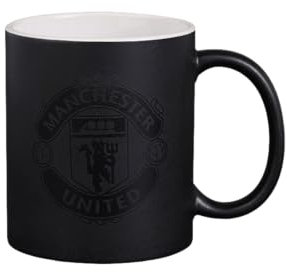 FOCO Officially Licensed Manchester United FC Football Gloss Black Mug