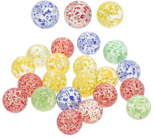 Abaodam Billes De Verre Colorées 2 Sacs De 50 Pièces 1.60 Cm pour Jeu De Billes Dames Chinoises Décor D’Aquarium Et Jeux De Fête