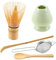 Hniuyun Matcha Whisk Set of 5 - Handmade Bamboo Matcha Whisk, Tea Spoon, Matcha Scoop, Tea Sifter, Whisk Holder, Matcha Accessory - Traditional Japanese Matcha Tea Making Kit