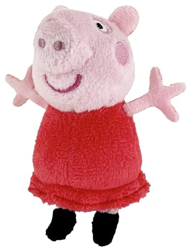 World's Smallest Peppa Pig Miniatur-Plüsch, Mini-Plüschtier, ab 3 Jahren