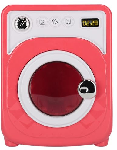 Lavatrice giocattolo INTERATTIVA, per bambini, cestello MOBILE, LUCE, SUONO 3+ (Lavatrice A)