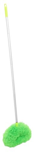 Holibanna Plumero de Microfibra con Poste Telescópico para Limpiar Ventiladores de Techo Herramienta de Limpieza para y Muebles de Aluminio Lavable y Reutilizable