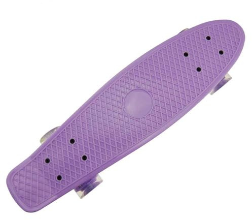 Skateboard für Anfänger, Buntes Mini-Cruiser-Board, 22-Zoll-Deck Cruiser-Skateboard mit Abec 7-Lagern, langlebiges Deck, glatte für und Mädchen im Alter von 3 bis 5 Jahren, um Skateboarden mit Stil zu
