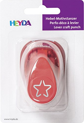 HEYDA Pop Up Weihnachtsmotiv-Locher Stern, klein VE = 1