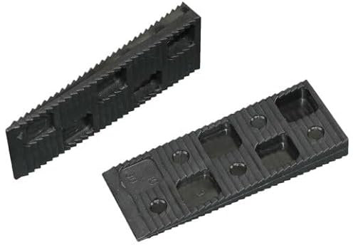 SILISTO Premium Montagekeile, Fenster Türen Kunststoffkeile, Abstandskeile, Abstandhalter Terrassendielen & Fenster Befestigungskeile, Unterlegkeile 80x30x10mm, 200 Stück