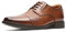 Clarks Herren Tilden Cap Oxford, Dark Tan Leder, 46 EU