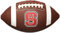 NCAA Game Time Fußball in voller Größe, North Carolina State, Braun, volle Größe