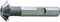 Format Winkelfräser DIN1833 HSSCo5 Form D 45Grad 16mm