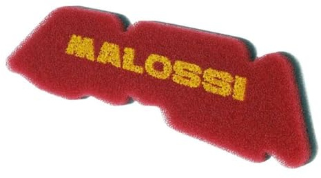 MALOSSI Luftfiltereinsatz Double Red Sponge, für Piaggio NRG MC3 rot | 2-lagiger Schaumstoff für Roller, nicht universell; kompatibel mit Derbi GP1 Open, GP1 Racing, Gilera DNA 50 C27, Ice 50