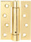 Excel DH000469 DH469 4 Single Action Spring Hinge, Polished Brass