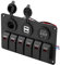 Pannello interruttori a bilanciere a LED 12V 24V USB Marine | Pannello interruttori a bilanciere a LED a 6 bande con voltmetro e per veicoli e barche