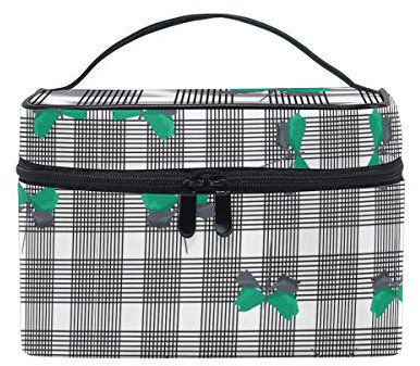 Kunstlibelle Makeup Tasche Organizer Kosmetikkoffer Kosmetiktasche Kulturbeutel Groß Bag für Mädchen Frauen Damen