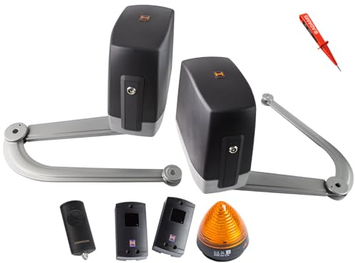 Hörmann VersaMatic 2 BiSecur Serie 3 Drehtorantrieb 2-flüglig + 1x Handsender HSE4 BS + Lichtschranken EL301 + Warnlicht SLK EADAMS Set 5in1 SK