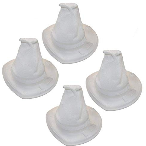 HQRP Paquet de 4 Filtres compatible avec Black & Decker DUSTBUSTER N566064 / 90558113 pour ADV1200 ADV1210 ADV1220 DV1010EL DV1210N DV1415EL DV1810EL DV4800N DV6010N DV7210 DV9610N Aspirateurs à main