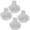 HQRP 4 Pack Filter kompatibel mit Black & Decker DUSTBUSTER N566064 / 90558113 passt ADV1200 ADV1210 ADV1220 DV1010EL DV1210N DV1415EL DV1810EL DV4800N DV6010N DV7210 DV9610N Handstaubsauger