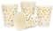 25Pcs / Set 9 Oz Gobelets En Papier Estampillé à Pois Doré Ensemble De 25Pcs Gobelet En Papier à Gobelets Jetables DoréS Gobelets