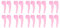 Anawakia Antirutsch Halterung für Brillenbügel, Anti Rutsch Brillen Ohr Griff Haken 20 Paar Silikon Brillen Retainers Brille Tempel Halter (Rosa)