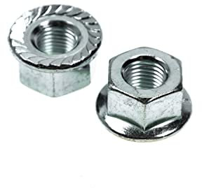 2 Stück Fahrrad Achsen Mutter M9x1 Vorderrad axle nut SW15 mm Stahl Silber