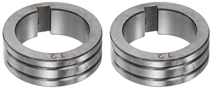 sourcing map 2pcs Mig Welder Wire Feed Drive Roller 30mm x 22mm x 10mm x 4mm Keyway Width Roll Parts Replacement U Groove 0.05