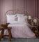 Parure Housse De Couette 220x240 Coton Adulte Rose Lilas Motif Floral Feuilles Parure De Lit Réversible Eté pour 2 Personnes (240x220+2(65x65)