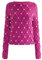 nascita Strickpullover Maglione Lavorato a Maglia, Fucsia, XS/S Donna