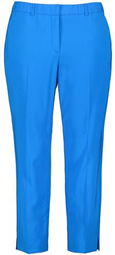 Samoon Damen Gepflegte 7/8 Hose Greta unifarben 7/8 Länge Digital Blue 50