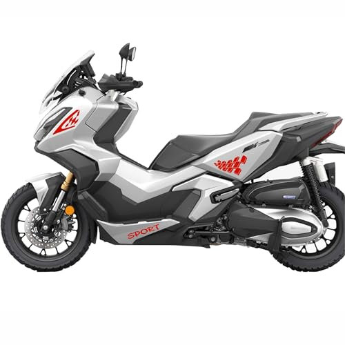 Aufkleber-Set, kompatibel mit H Wave ADV 350 Aufkleber, vollständige Grafik, Seitenverkleidungen, Farbe wählbar, Artikelnummer 2098 (032 rot)