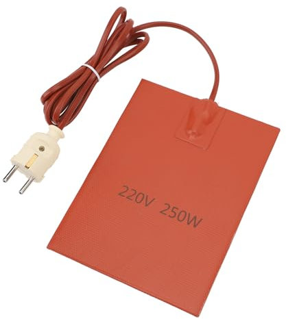 200 ℃ Schnelle Silikon-Heizmatte 150 X 200 Mm, Dünn, Flexibel, Einfach zu Verwenden für Industrieanlagen-Rohrleitungen, EU-Stecker 220 V