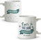 LolaPix Regalos para entrenadores de futbol. Taza personalizada. Tazas de cafe originales. Regalo entrenador. Regalo entrenadora. Taza cerámica 330 ml.