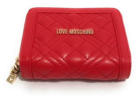 Portafoglio Donna Love Moschino zip around trapuntato rosso A25MO15 JC5634PP1LLA0500 ROSSO