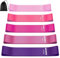 élastique Musculation, Bande Elastique Musculation en Latex Doux (Lot de 5) avec 5 Niveaux de Force, Manuel D'instructions Et Sac de Rangement, Resistance Band pour Musculation, Pilates, Yoga