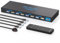AILVLVNG HDMI KVM Switch 4 PC 1 Monitore USB 3.0 4K@60Hz Simulation EDID KVM-Switches 4X1 Für 4 Computer die Sich 1 Monitor und 4 USB Ports Maus Drucker mit 4 USB-Kabeln und Mini Controller