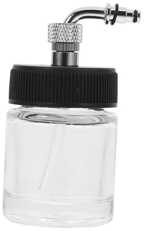PartyKindom 22cc Airbrush Accessories Glass Bottle Spray Paint Cup Replacement Bottle for