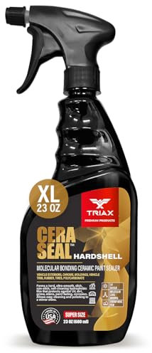 TRIAX Cera Seal Hardshell - Rivestimento Nano-Ceramico - Sigillante Vernice - Brillantezza Profonda - 100% Idrofobico - Protezione UV - Resistente ai Graffi - Rivestimento Duro e Duraturo - 680 ml