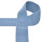 Gummiband 50 mm Elastic Rib Band ab 1m geripptes Gummiband Bund Bündchen Gürtel, Farbe:hellblau