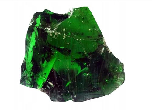 V-PREMIUM SOLUTION - Pierre décorative – Vert foncé 2 kg – Décoration de jardin – Pierre décorative – Pierres de gabion – Cristaux de roche – Pierres en verre – Galets – 10-20 cm (vert foncé, 2 kg)