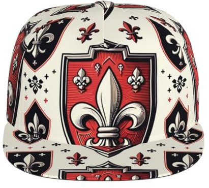 Sonnenblende Mütze Königliche Lilie Baseball Cap Unisexe Vintage Trucker Baseballcap Für Camping, Voyages, Homme