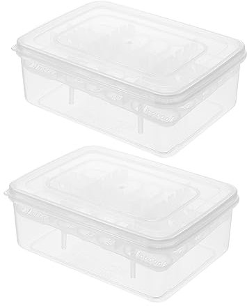 Yardwe 2 Piezas Bandeja para Huevos para Incubar Huecos Incubadora de Reptiles para Huevos de Reptiles Casa