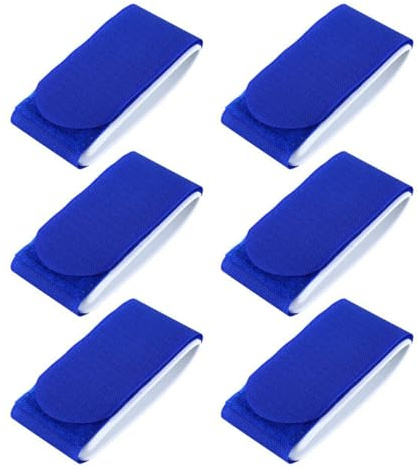 ZBIianxer 6 Stück Ski Verschluss, Snowboard Bindungsbinder, Snowboard Wraps, Ski Wraps, vielseitiger Befestigungsgurt, Outdoor Befestigungsgürtel, Ski Zubehör