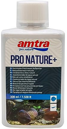Amtra Pro Nature Plus – Wasseraufbereiter für Süßwasseraquarien, macht Leitungswasser sicher für Fische, entfernt Chlor und Schwermetalle, 300 ml
