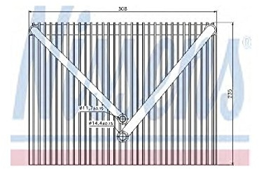 NISSENS Verdampfer, Klimaanlage 92257