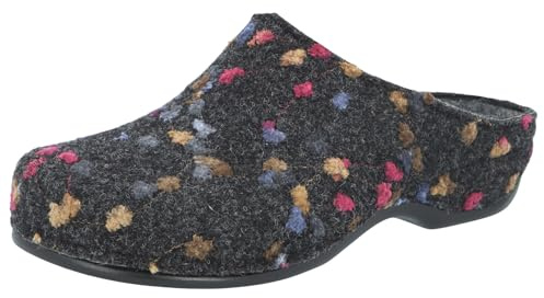 Berkemann Damen Berkoflex Clogs Filz wide Fußbett: herausnehmbar