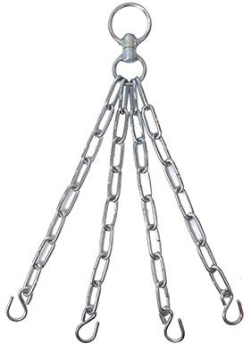 Aasta 4 Panels Punching Bag Stainless Steel chain with Swivel Hanging Hanging Wall Mount Hook Chains Used in Boxing Pads Indoor Gym Punching Bag Holding Home Stand Set MMA UFC