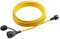 Meister Panzerverlängerung - 25 m Kabel - gelb - Gummischlauchleitung - Kältebeständig - IP44 Außenbereich / Kupplung mit Berührungsschutz / Schuko-Verlängerung / 7435810