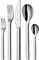 WMF Habitum Edelstahl Besteck Set 6 Personen, Essbesteck Set 30 teilig, Monobloc-Messer, Cromargan Edelstahl poliert, glänzend, spülmaschinenfest