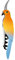 Weis 16865 Ara Tire-Bouchon de Sommelier Acier Inoxydable/Plastique/Silicone Jaune/Bleu 12,3 x 3 x 2 cm
