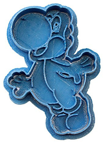 Cuticuter Yoshi Cortador de Galletas Mario Bros, azul