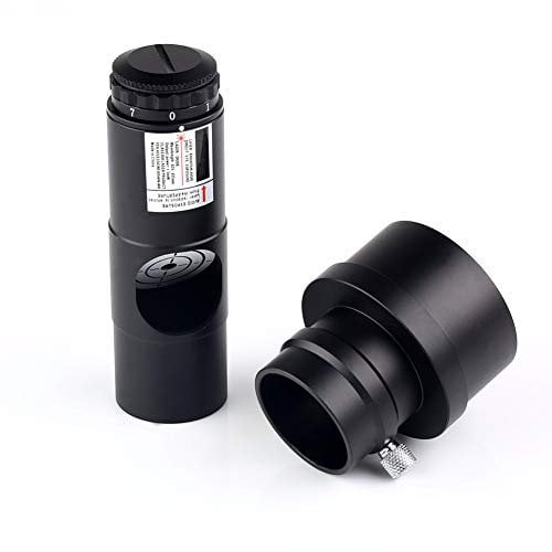 Collimateur Laser pour télescope 1.25 Pouces, calibrateur Bysameyee avec Adaptateur 2 ’’ pour Collimation de télescope à réflecteur newtonien